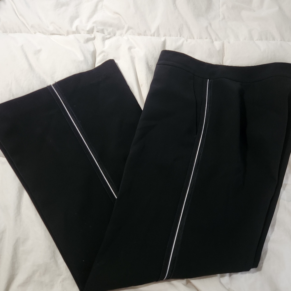 Lafayette 148 New York Black Wide Leg Pants